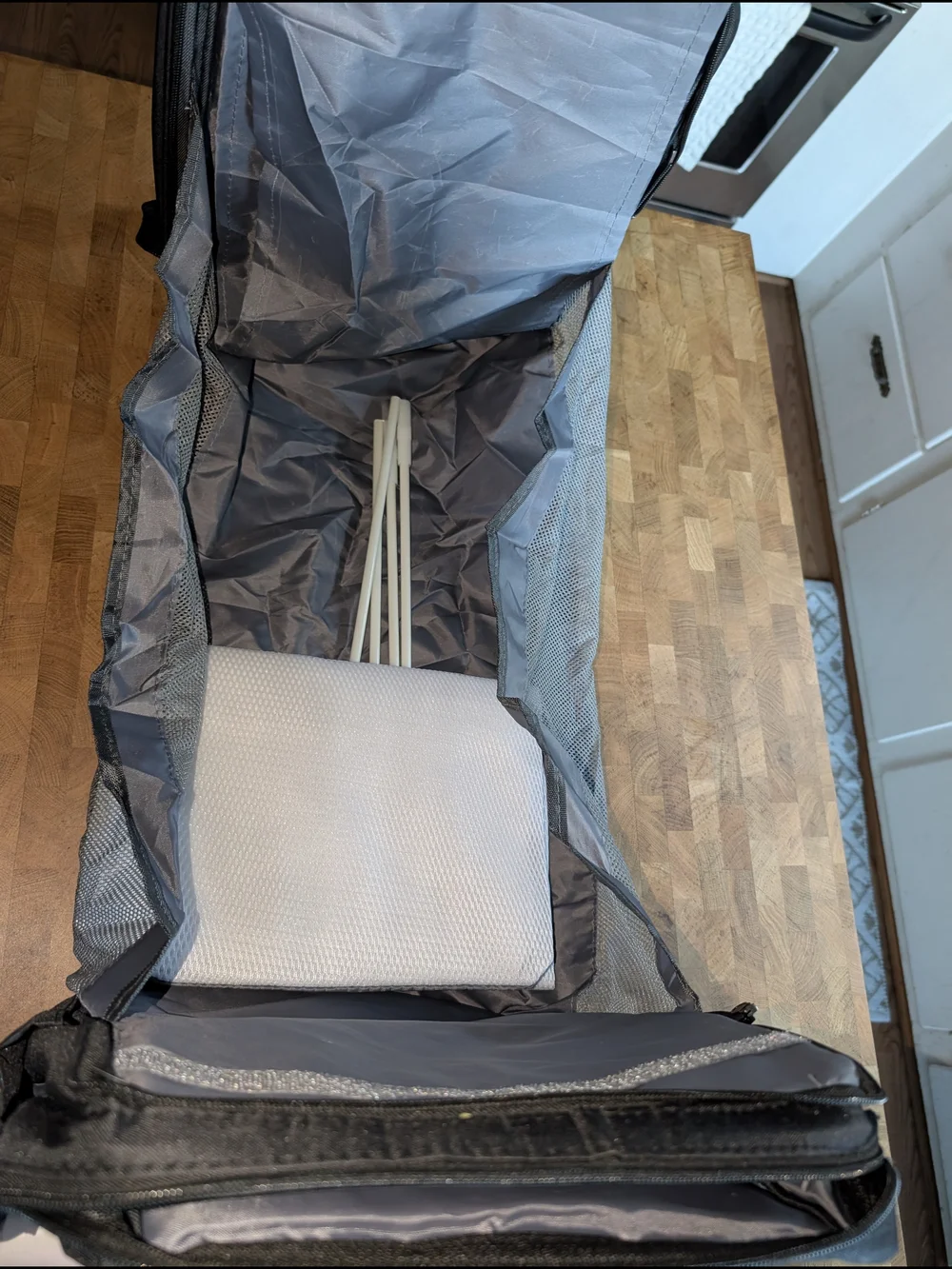 Black Multi-Compartment Backpack Diaper With Bassinet Changer